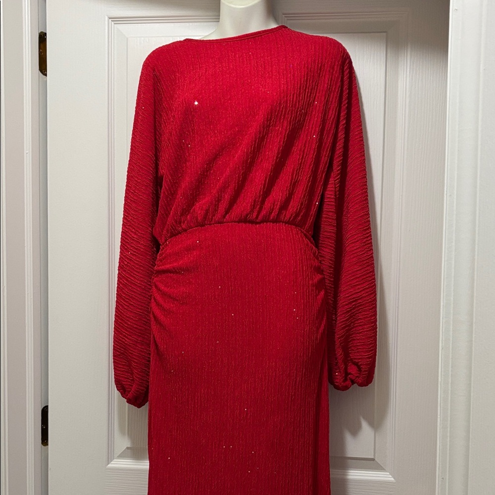 Elegant Red Women's Dress